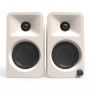 Limited Edition - Kanto ORA 100W Powered Reference Desktop Computer Speakers with Bluetooth 5.0 Matte Cream V398-KO-ORAMC-I