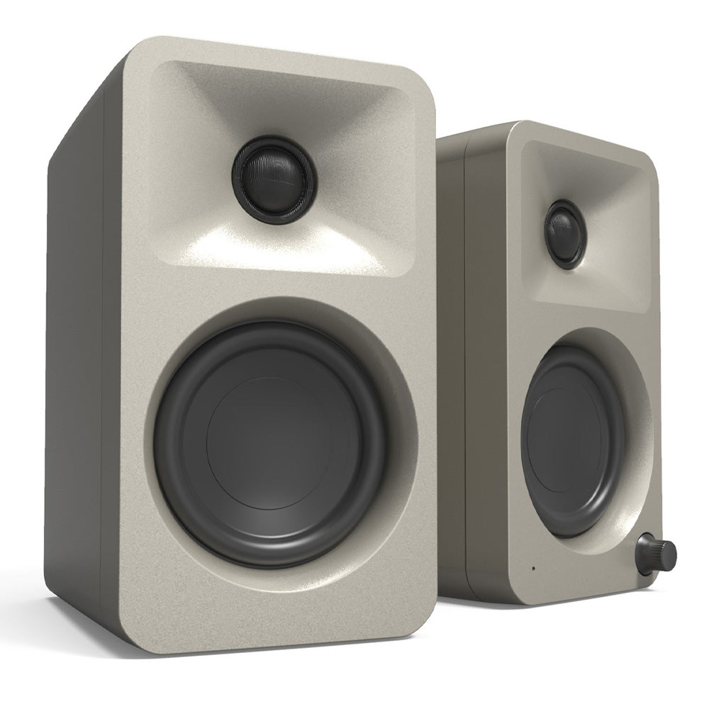Limited Edition - Kanto ORA 100W Powered Reference Desktop Computer Speakers with Bluetooth 5.0 Moon V398-KO-ORAME-I