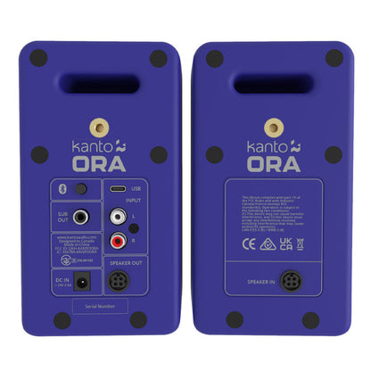 Limited Edition - Kanto ORA 100W Powered Reference Desktop Computer Speakers with Bluetooth 5.0 Matte Purple V398-KO-ORAML-I