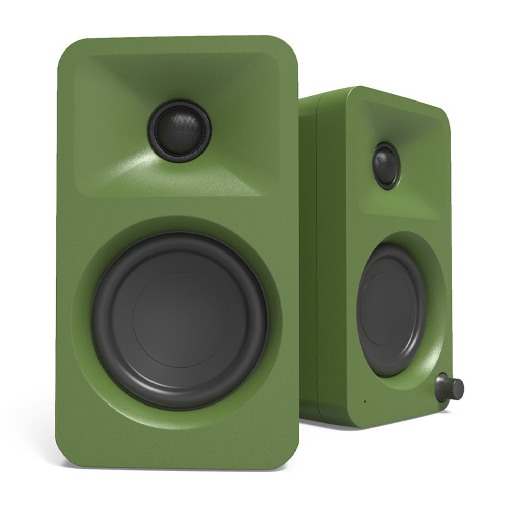 Limited Edition - Kanto ORA 100W Powered Reference Desktop Computer Speakers with Bluetooth 5.0 Moss V398-KO-ORAMN-I