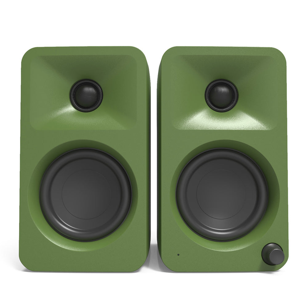 Limited Edition - Kanto ORA 100W Powered Reference Desktop Computer Speakers with Bluetooth 5.0 Moss V398-KO-ORAMN-I