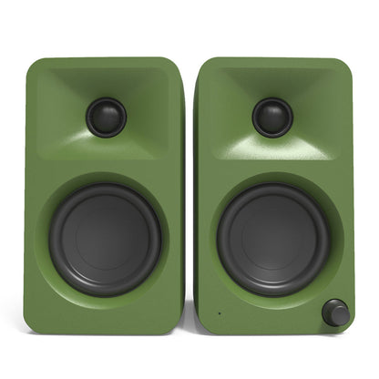 Limited Edition - Kanto ORA 100W Powered Reference Desktop Computer Speakers with Bluetooth 5.0 Moss V398-KO-ORAMN-I