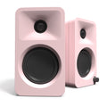 Kanto ORA 100W Powered Reference Desktop Computer Speakers with Bluetooth 5.0 Pink V398-KO-ORAMP-I