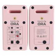 Kanto ORA 100W Powered Reference Desktop Computer Speakers with Bluetooth 5.0 Pink V398-KO-ORAMP-I