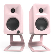 Kanto ORA 100W Powered Reference Desktop Computer Speakers with Bluetooth 5.0 Pink V398-KO-ORAMP-I
