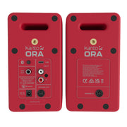 Limited Edition - Kanto ORA 100W Powered Reference Desktop Computer Speakers with Bluetooth 5.0 Matte Red V398-KO-ORAMR-I