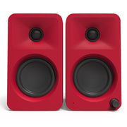 Limited Edition - Kanto ORA 100W Powered Reference Desktop Computer Speakers with Bluetooth 5.0 Matte Red V398-KO-ORAMR-I
