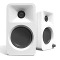 Kanto ORA 100W Powered Reference Desktop Computer Speakers with Bluetooth 5.0 White V398-KO-ORAMW-1