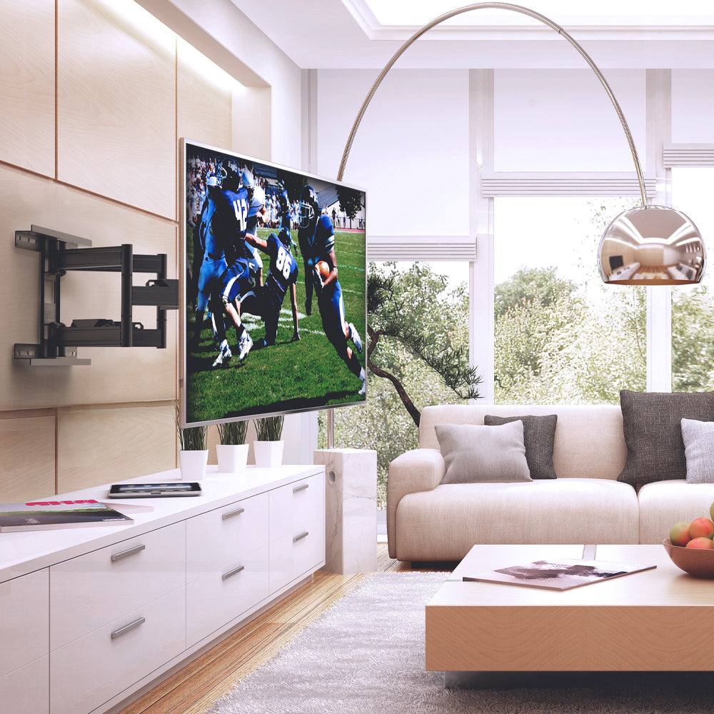 Kanto PDX650 Full Motion TV Wall Mount for 37" - 90" TVs, Black V398-KO-PDX650