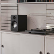 Kanto REN 200W Powered Bookshelf Speakers with HDMI ARC, USB-C, and Bluetooth 5.3 - Matte Black, Pair V398-KO-RENMB-I
