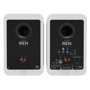 Kanto REN 200W Powered Bookshelf Speakers with HDMI ARC, USB-C, and Bluetooth 5.3 - Matte White, Pair V398-KO-RENMW-I