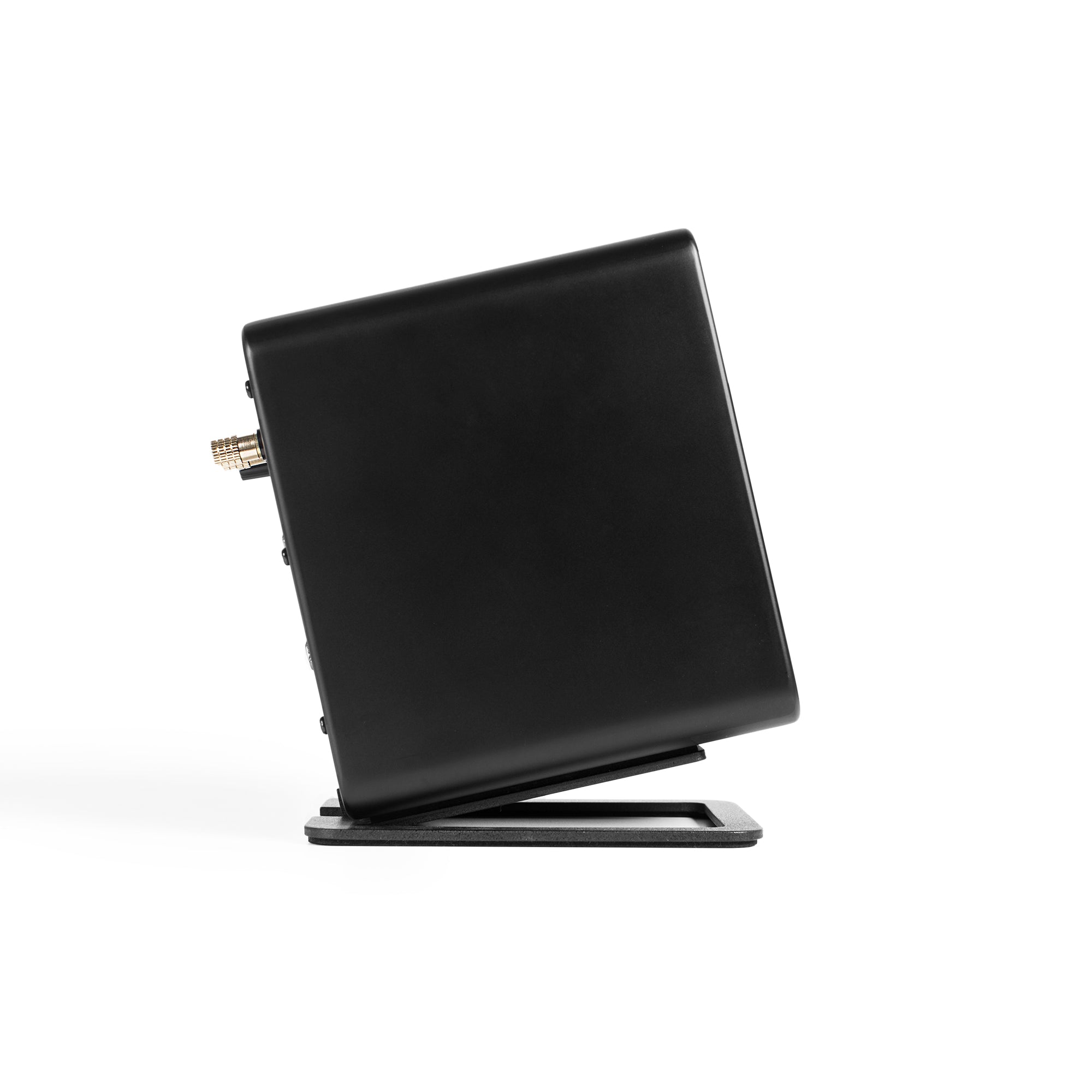 Kanto S2 Angled Desktop Speaker Stands for Small Speakers - Pair, Black V398-KO-S2