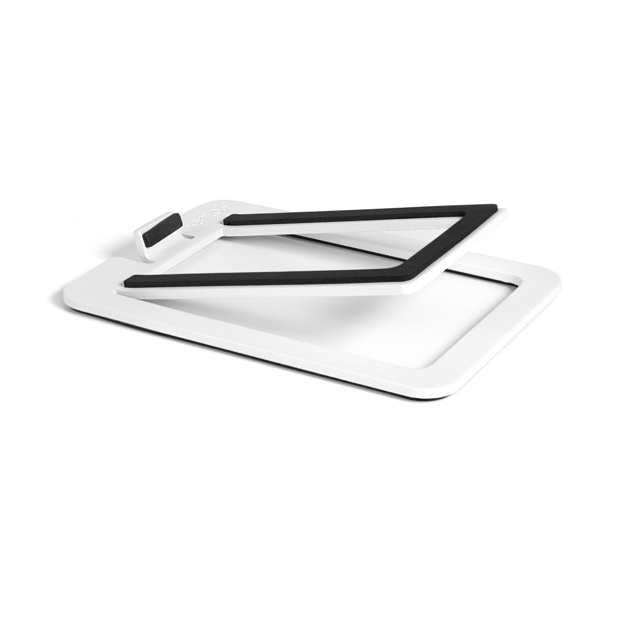 Kanto S2W Angled Desktop Speaker Stands for Small Speakers - Pair, White V398-KO-S2W