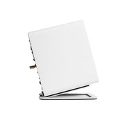 Kanto S4W Angled Desktop Speaker Stands for Midsize Speakers - Pair, White V398-KO-S4W