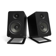 Kanto S6 Angled Desktop Speaker Stands for Large Speakers - Pair, Black V398-KO-S6