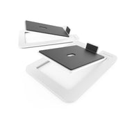 Kanto S6W Angled Desktop Speaker Stands for Large Speakers - Pair, White V398-KO-S6W