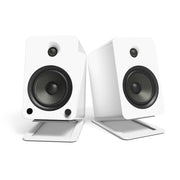 Kanto S6W Angled Desktop Speaker Stands for Large Speakers - Pair, White V398-KO-S6W