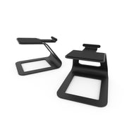 Kanto SE2 Elevated Desktop Speaker Stands for Small Speakers - Pair, Black V398-KO-SE2