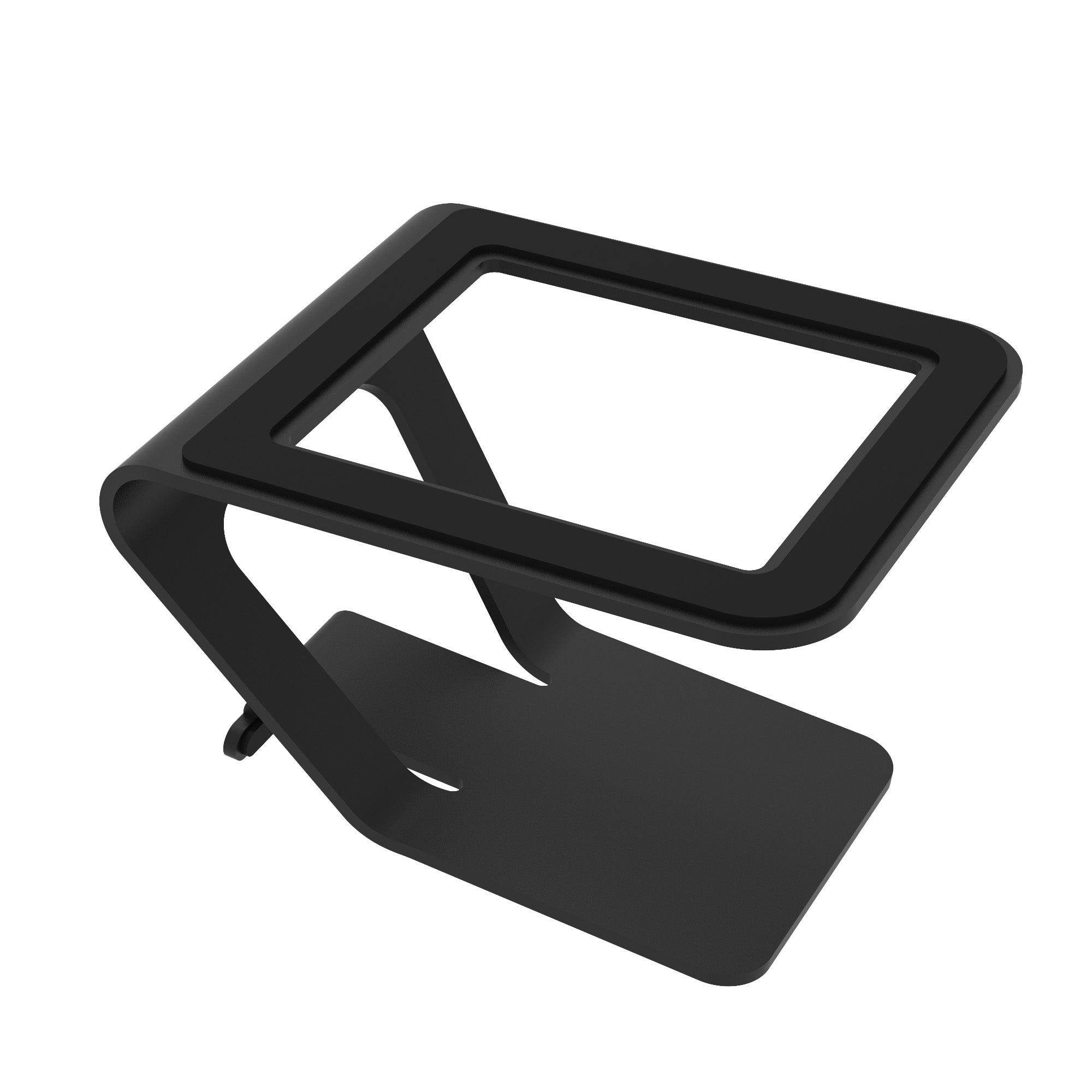 Kanto SE2 Elevated Desktop Speaker Stands for Small Speakers - Pair, Black V398-KO-SE2