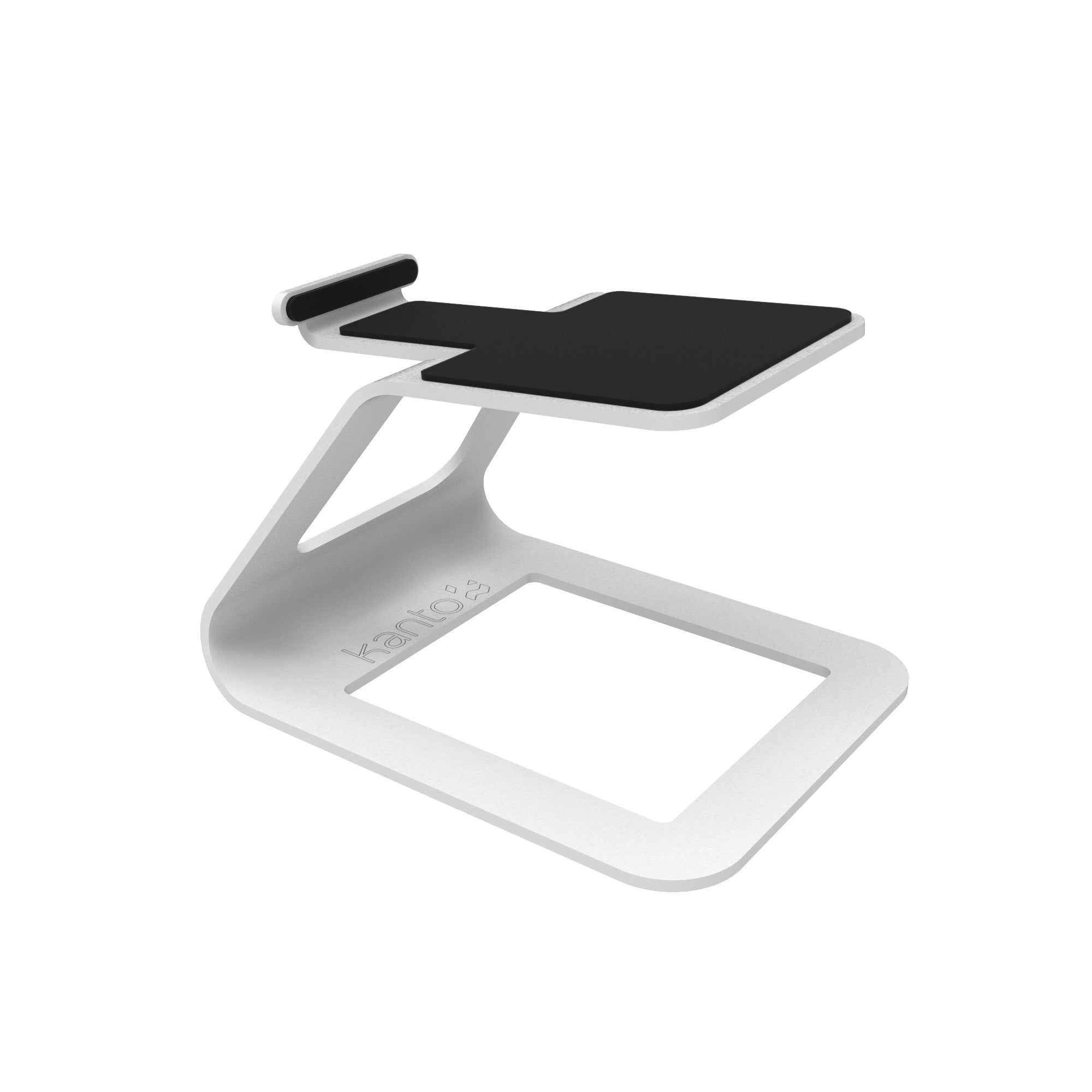 Kanto SE2W Elevated Desktop Speaker Stands for Small Speakers - Pair, White V398-KO-SE2W