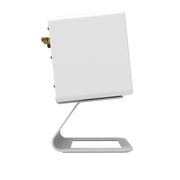 Kanto SE2W Elevated Desktop Speaker Stands for Small Speakers - Pair, White V398-KO-SE2W