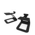 Kanto SE6 Elevated Desktop Speaker Stands for Large Speakers - Pair, Black V398-KO-SE6