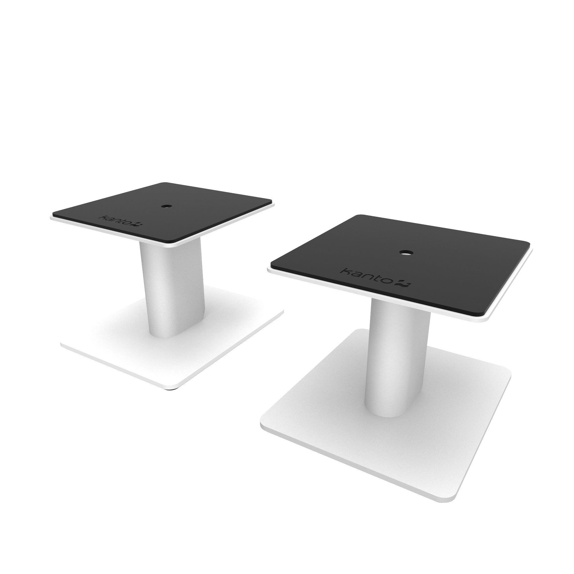 Kanto SP6HDW 6" Tall Universal Desktop Speaker Stand - Pair, White V398-KO-SP6HDW