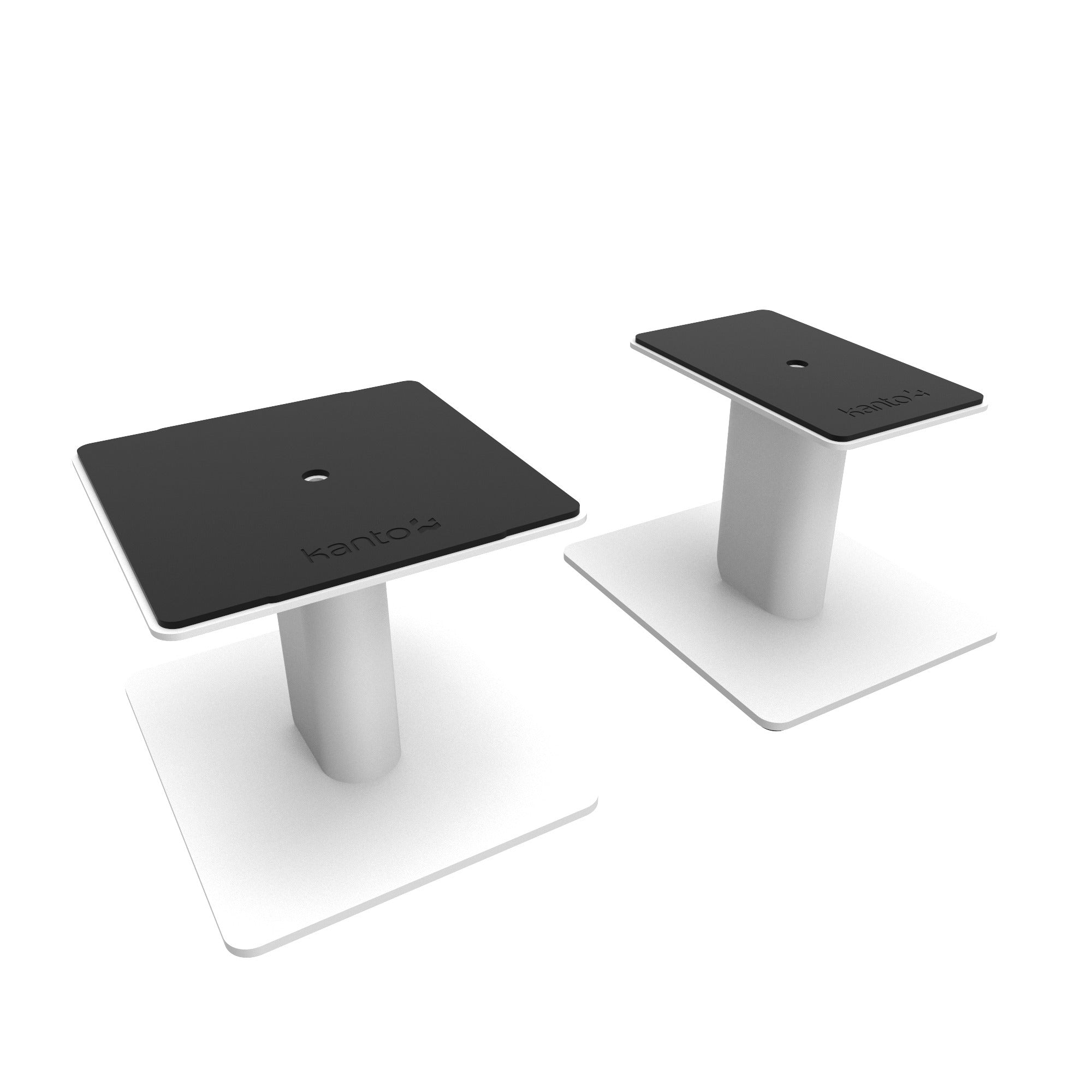 Kanto SP6HDW 6" Tall Universal Desktop Speaker Stand - Pair, White V398-KO-SP6HDW