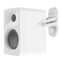 Kanto SPW3 Universal Satellite Speaker Wall Mount Bracket - White, Pair V398-KO-SPW3W