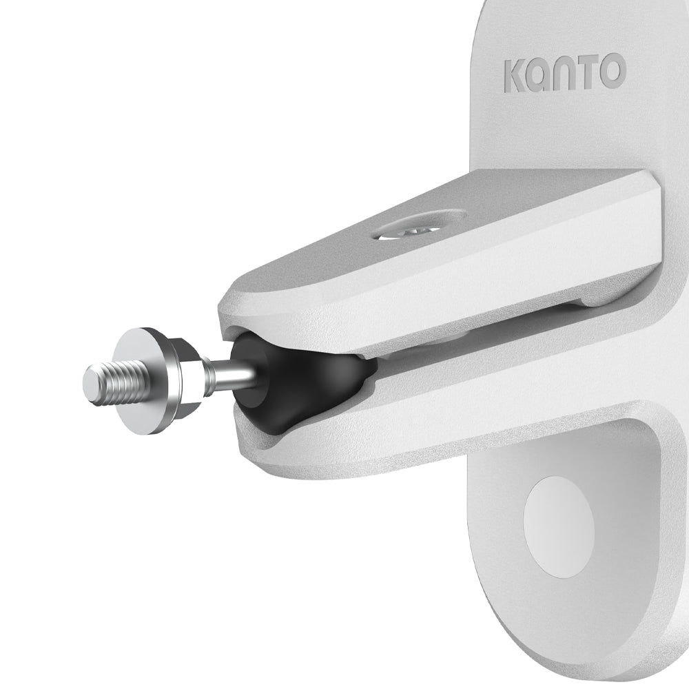 Kanto SPW3 Universal Satellite Speaker Wall Mount Bracket - White, Pair V398-KO-SPW3W