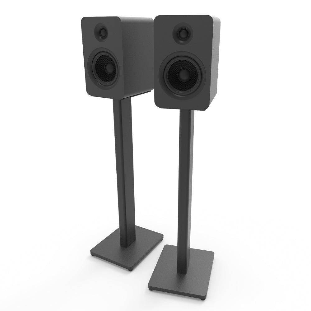 Kanto ST28 28" Universal Bookshelf Speaker Floor Stand - Black, Pair V398-KO-ST28