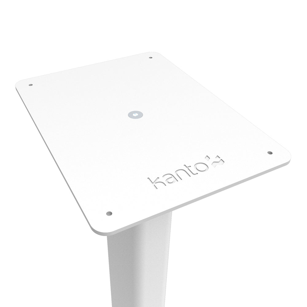 Kanto ST28W 28" Universal Bookshelf Speaker Floor Stand - White, Pair V398-KO-ST28W