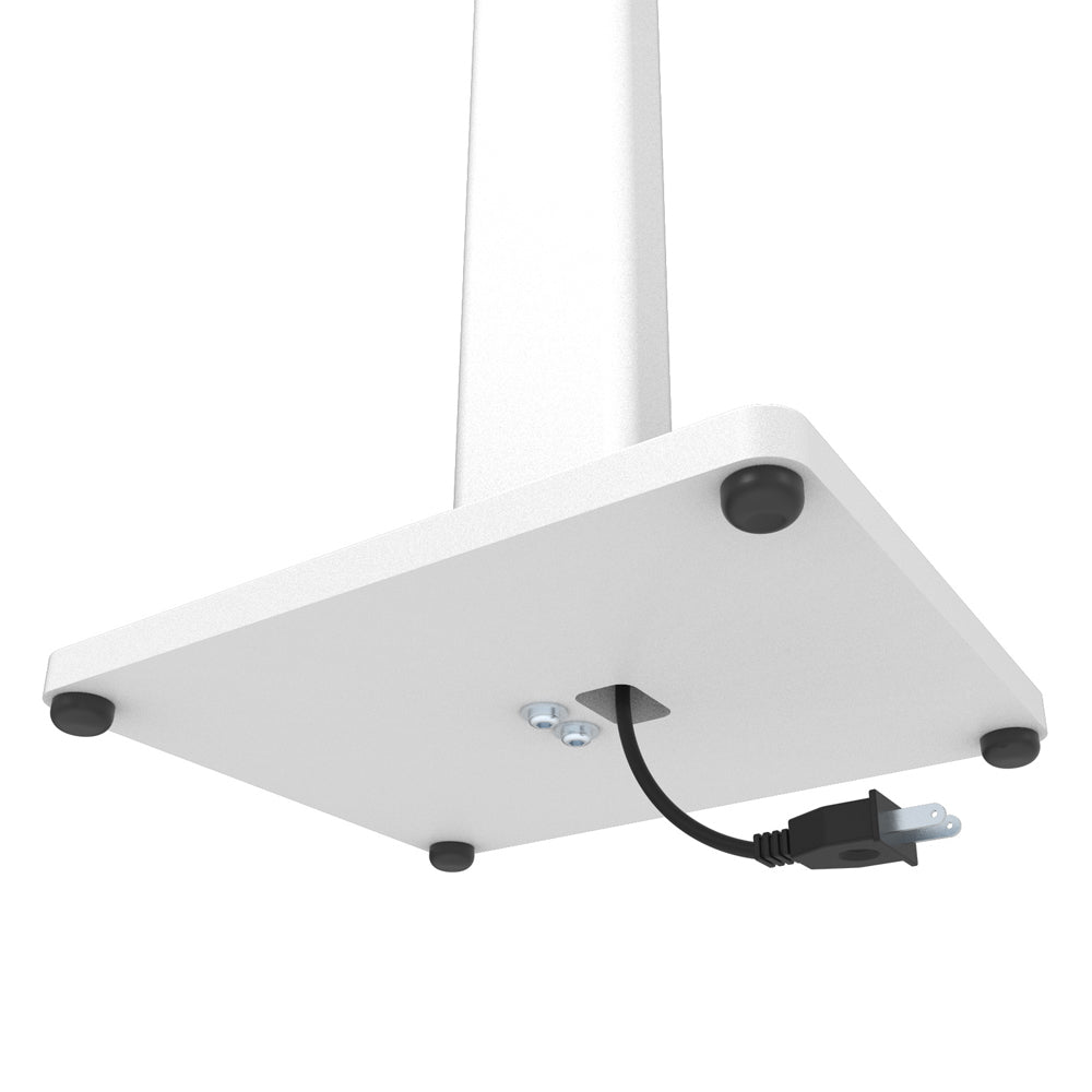 Kanto ST28W 28" Universal Bookshelf Speaker Floor Stand - White, Pair V398-KO-ST28W