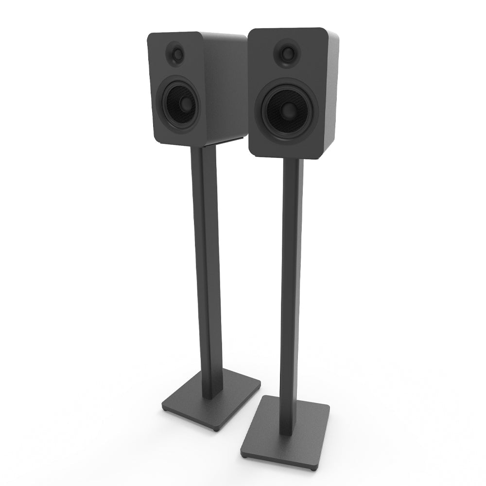 Kanto ST34 34" Universal Bookshelf Speaker Floor Stand - Black, Pair V398-KO-ST34