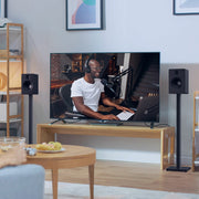 Kanto ST34 34" Universal Bookshelf Speaker Floor Stand - Black, Pair V398-KO-ST34