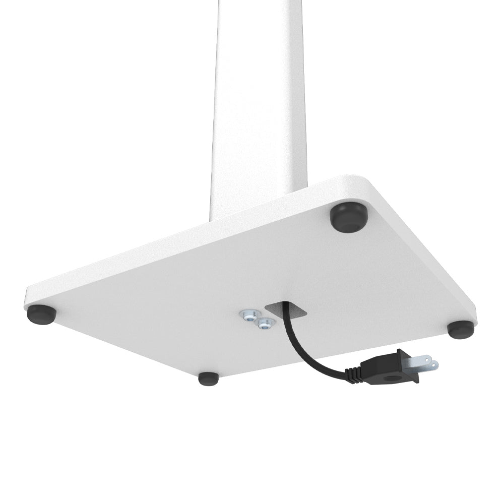 Kanto ST34W 34" Universal Bookshelf Speaker Floor Stand - White, Pair V398-KO-ST34W