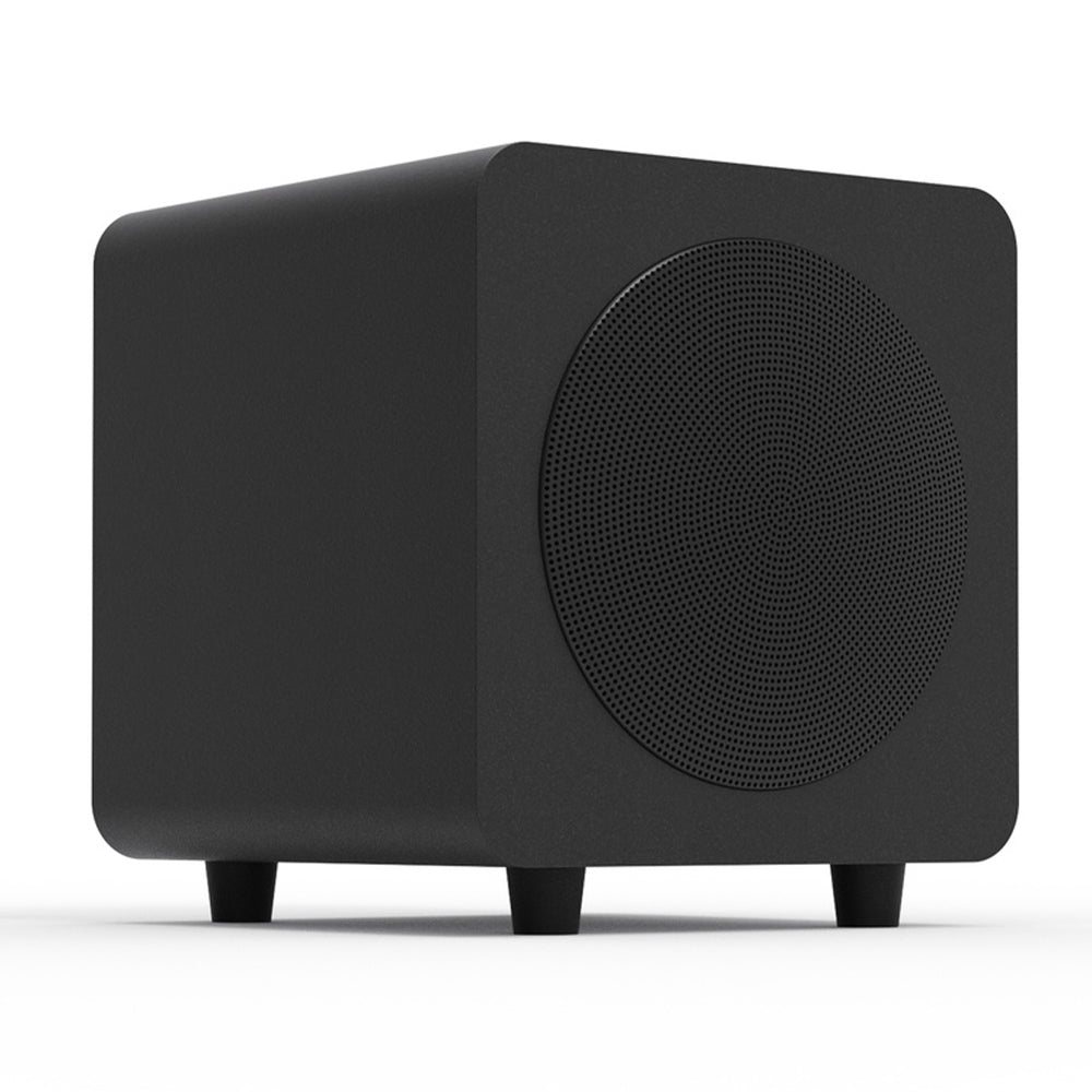 Kanto SUB6 200W 6" Sealed Powered Subwoofer, Matte Black V398-KO-SUB6VMB-I