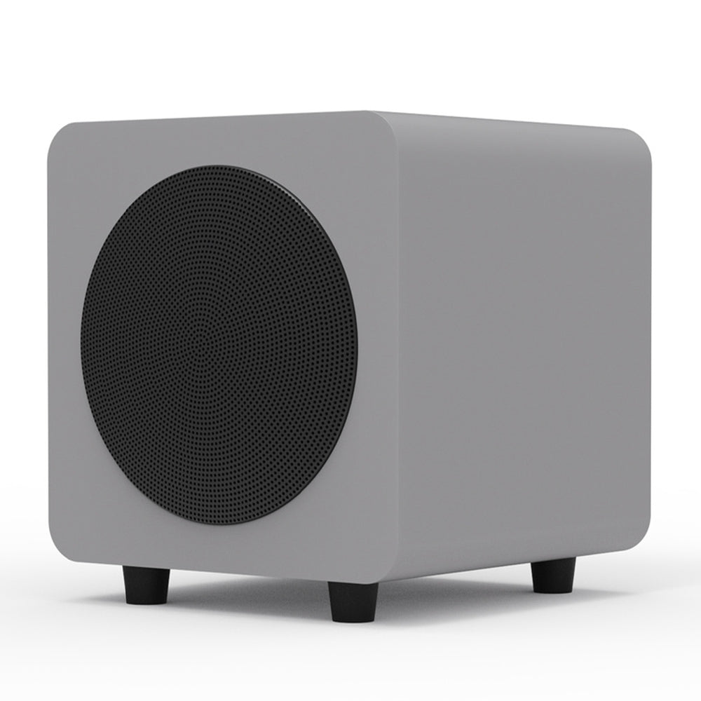 Limited Edition - Kanto SUB6 200W 6" Sealed Powered Subwoofer, Matte Grey V398-KO-SUB6VMG-I