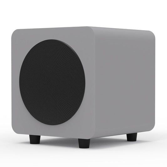 Limited Edition - Kanto SUB6 200W 6" Sealed Powered Subwoofer, Matte Grey V398-KO-SUB6VMG-I