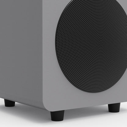 Limited Edition - Kanto SUB6 200W 6" Sealed Powered Subwoofer, Matte Grey V398-KO-SUB6VMG-I