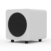Kanto SUB6 200W 6" Sealed Powered Subwoofer, Matte White V398-KO-SUB6VMW-I
