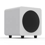 Kanto SUB6 200W 6" Sealed Powered Subwoofer, Matte White V398-KO-SUB6VMW-I