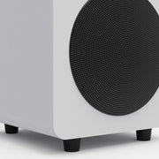 Kanto SUB6 200W 6" Sealed Powered Subwoofer, Matte White V398-KO-SUB6VMW-I