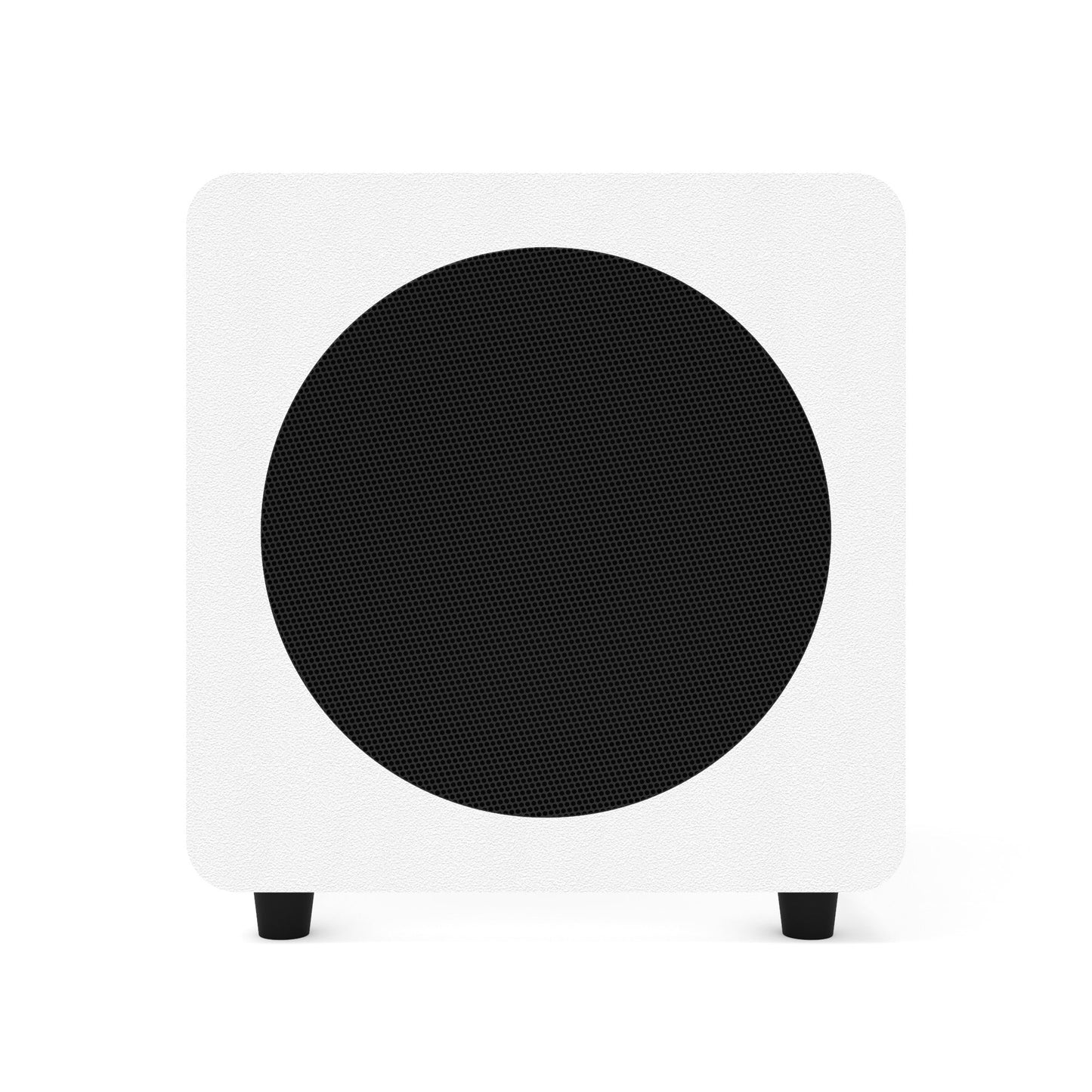 Kanto SUB8 300W 8" Sealed Powered Subwoofer, Matte White V398-KO-SUB8VMW-I