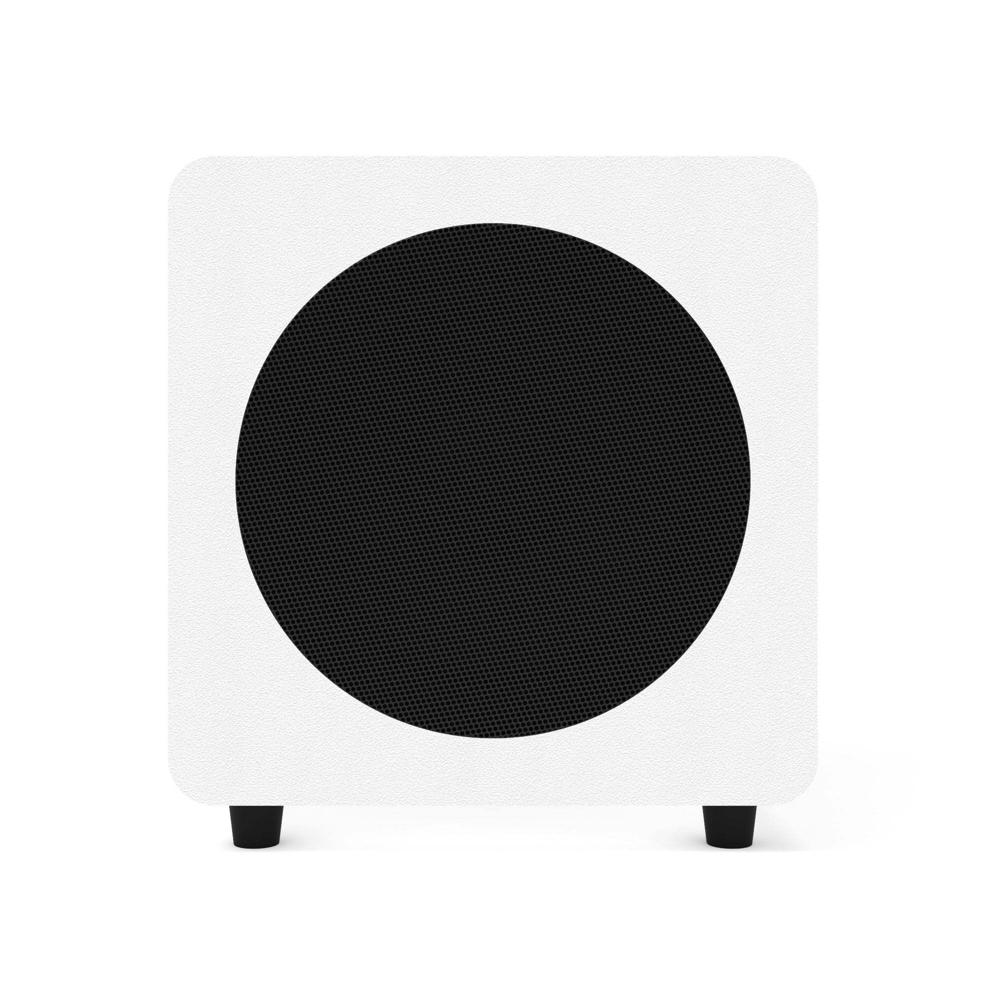 Kanto SUB8 300W 8" Sealed Powered Subwoofer, Matte White V398-KO-SUB8VMW-I