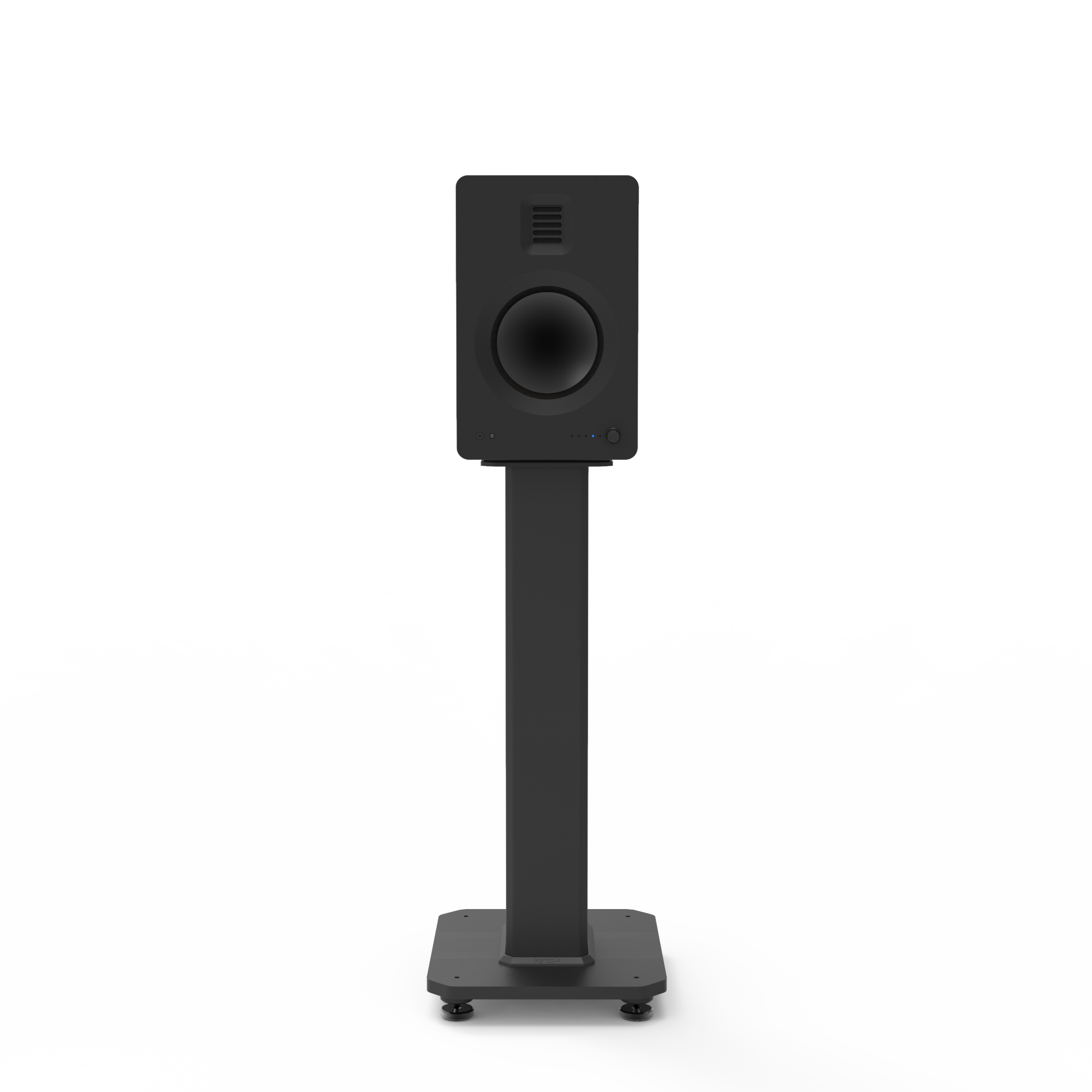 Kanto SX22 22" Tall Fillable Speaker Stands with Isolation Feet - Pair, Black V398-KO-SX22