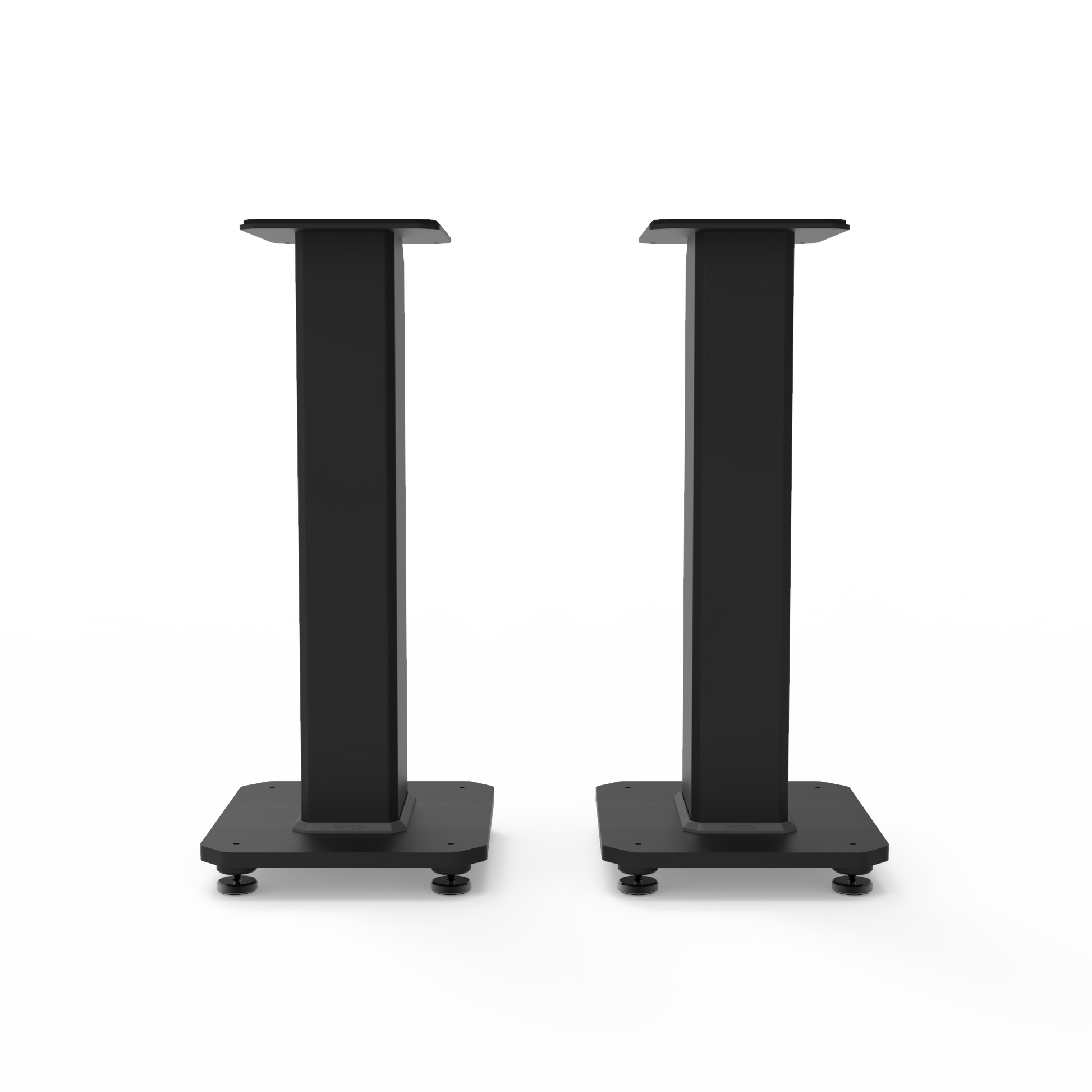 Kanto SX22 22" Tall Fillable Speaker Stands with Isolation Feet - Pair, Black V398-KO-SX22