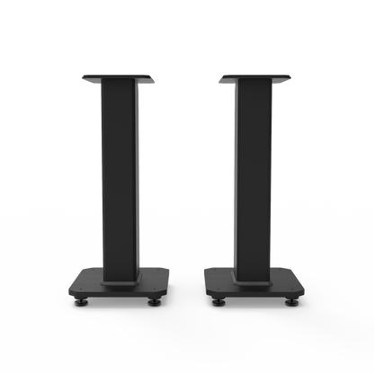 Kanto SX22 22" Tall Fillable Speaker Stands with Isolation Feet - Pair, Black V398-KO-SX22