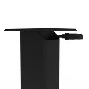 Kanto SX22 22" Tall Fillable Speaker Stands with Isolation Feet - Pair, Black V398-KO-SX22