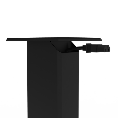 Kanto SX22 22" Tall Fillable Speaker Stands with Isolation Feet - Pair, Black V398-KO-SX22